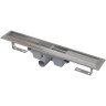 Водоотводящий желоб ALCAPLAST APZ6S-850 PROFESSIONAL с порогами для цельной решетки, горизонтальный слив